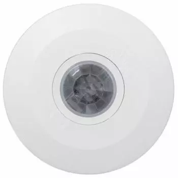 Датчик движения ИК потолочный 2000w 360 градусов 6 м IP20 белый