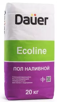 Dauer Ecoline, 20 кг, Наливной пол быстротвердеющий