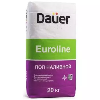 Dauer Euroline, 20 кг, Наливной пол быстротвердеющий