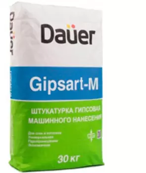 Dauer Gipsart-M, 30 кг, Штукатурка гипсовая серая