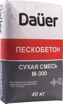 Dauer М300, 40 кг, Пескобетон