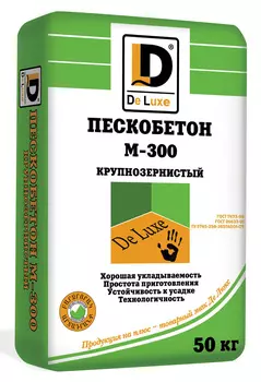 De Luxe M300, 50 кг, Пескобетон
