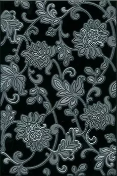 Декор для плитки Kerama Marazzi Аджанта STG\A41\8141 черно-серый 20х30 см