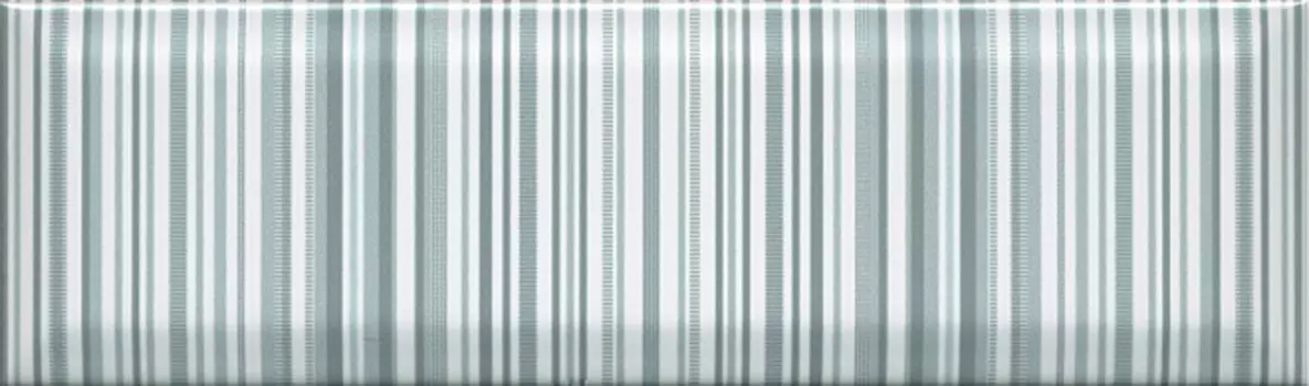 Декор для плитки Kerama Marazzi Аккорд HGD\A268\9010 серый 8.5х28.5 см