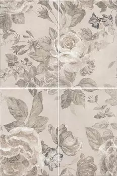 Декор для плитки Kerama Marazzi Александрия 8271\4x\3F панно из 4х частей бежевое 40х60 см