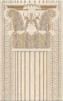 Декор для плитки Kerama Marazzi Феличе AC194/6193 капитель коричневый 25х40 см