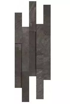 Декор керамический Italon Клаймб Графит Брик 3D 28х78 мм