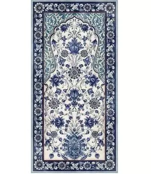 Декор керамический Kerama Marazzi Орнамент синий обрезной 2400х1200 мм