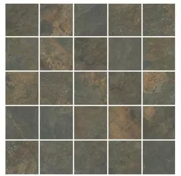 Декор керамический Kerama Marazzi Рамбла коричневый мозаичный 25х25