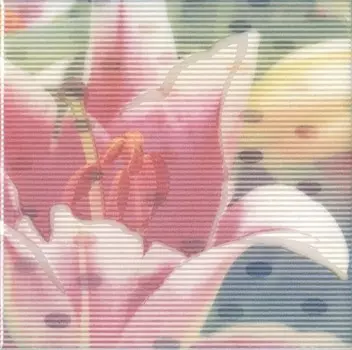 Декор керамический Kerama Marazzi Весеннее шоу Лилия 200х200 мм