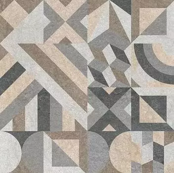 Декор керамический Vitra Napoli Микс R10 7РЕК 600х600 мм