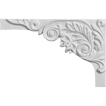 Декоративное дополнение из полиуретана Decomaster 66203L для оформления ступеней