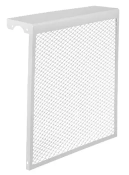 Декоративный экран на радиатор металлический 6 секций