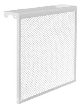 Декоративный экран на радиатор металлический 7 секций