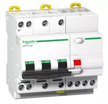 Дифференциальный автомат Schneider Electric Acti 9 DPN N VIGI 10A C 30МA AC A9D31710