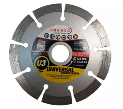Диск алмазный по бетону Dronco U3 125х22.2х2 мм