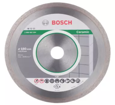 Диск алмазный по керамике Bosch Professional 180х22.2х1.6 мм