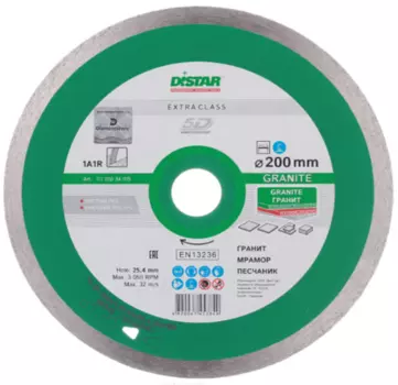 Диск алмазный по керамограниту Distar 5D 200х25.4х1.6 мм