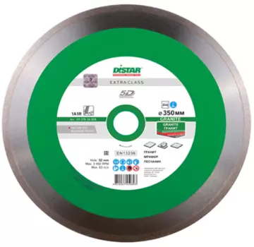 Диск алмазный по керамограниту Distar 5D 350х25.4х2.2 мм