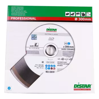 Distar 1A1R Hard ceramics 300 мм, 2 мм, Диск алмазный по керамике