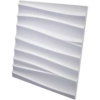 Дизайнерская 3D панель из гипса Artpole Breeze 1 600х600 мм