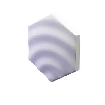 Дизайнерская 3D панель из гипса Artpole Heksa-drip 200x173 мм