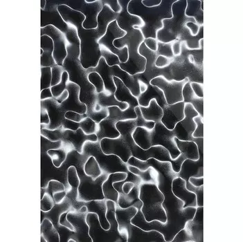 Дизайнерская 3D панель из стекла Artpole Smoggy черный 200х300 мм