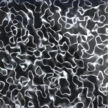 Дизайнерская 3D панель из стекла Artpole Smoggy черный 600х600 мм