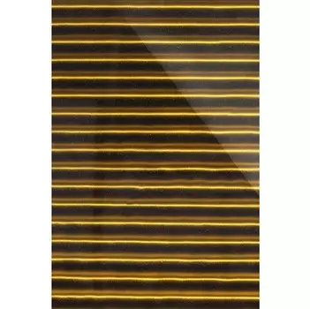 Дизайнерская 3D панель из стекла Artpole Vertical Золото 200х300 мм