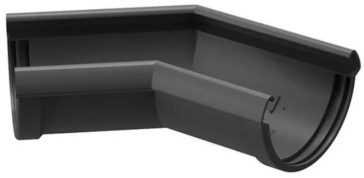 Docke Lux 135 графит, 141/100 мм, Угол желоба универсальный