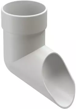 Docke Lux, 141/100 мм, Отвод водосточной трубы пломбир