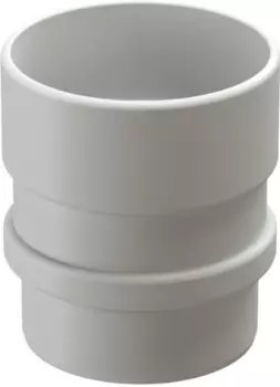 Docke Lux, 141/100 мм, Соединитель водосточной трубы ПВХ пломбир