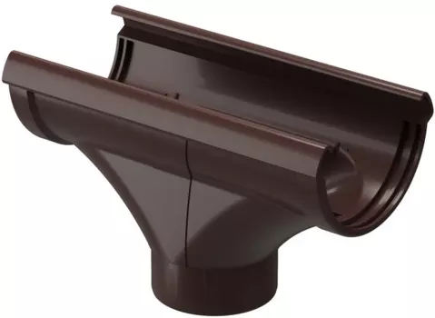 Docke Lux, 141/100 мм, Воронка желоба шоколад