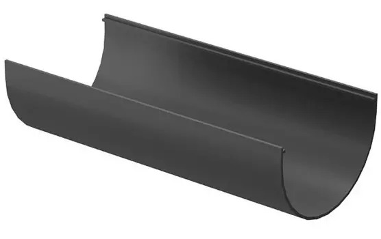 Docke Premium 120/85 мм, 3 м, Желоб водосточный ПВХ графит