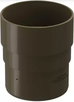 Docke Premium, 120/85 мм, Соединитель водосточной трубы ПВХ каштан