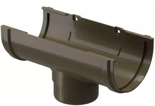 Docke Premium, 120/85 мм, Воронка желоба каштан