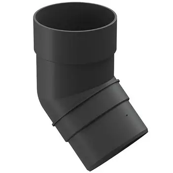 Docke Premium 45 120/85 мм, Колено трубы ПВХ (графит)