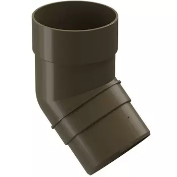 Docke Premium 45 120/85 мм, Колено трубы ПВХ (каштан)