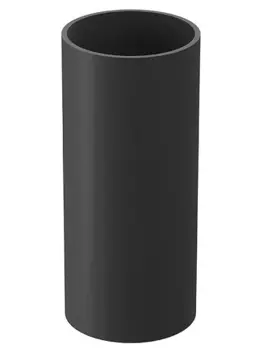 Docke Premium (графит) 120/85 мм, 1 м, Труба водосточная ПВХ
