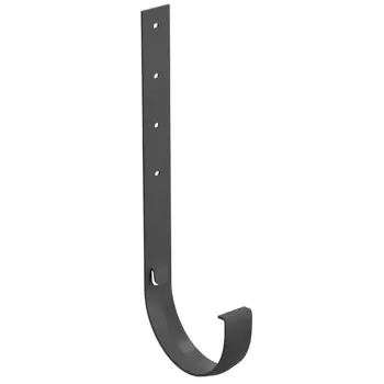 Docke Premium графит 120/85 мм,, Кронштейн желоба металлический длинный