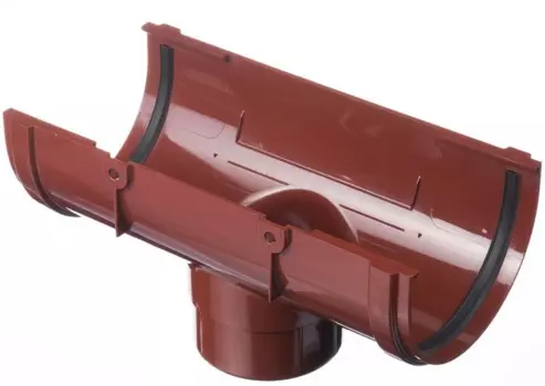 Docke Premium RAL 3009, 120/85 мм, Воронка желоба гранат