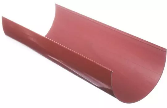Docke RAL 3009 120/85 мм, 3 м, Желоб водосточный ПВХ