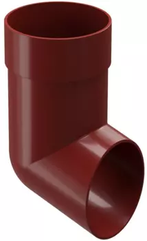 Docke Standard, 120/80 мм, Отвод водосточной трубы красный