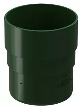 Docke Standard, 120/80 мм, Соединитель водосточной трубы ПВХ зеленый
