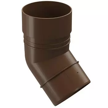 Docke Standard 45 120/80 мм, Колено трубы ПВХ (светло-коричневое)