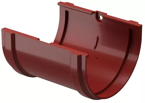 Docke Standart 120/80 мм, соединитель желоба ПВХ гранат