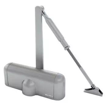 Доводчик дверной Palladium 1025 D серебро 15-25 кг