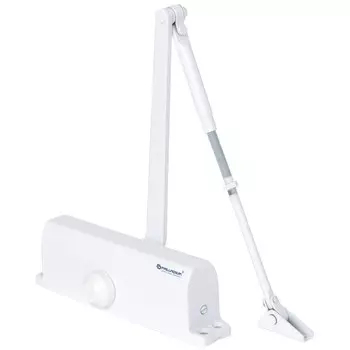 Доводчик дверной Palladium 1045 ST белый 25-45 кг