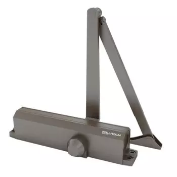 Доводчик дверной Palladium 10600 BC/DA коричневый 30-85 кг