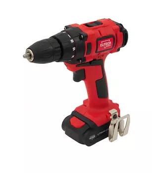 Дрель-шуруповерт аккумуляторная Elitech ДА 10.8СЛК2 10.8В 2х1.5Ач Li-Ion